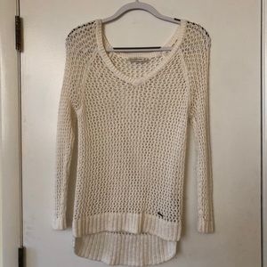 White knit Abercrombie